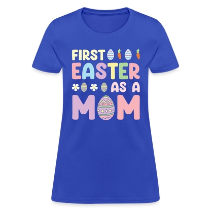 First Easter As A Mom T-Shirt - royal blue