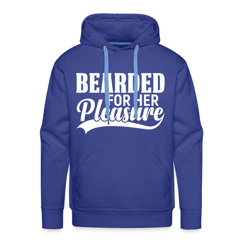 Bearded For Her Pleasure Men’s Premium Hoodie - royal blue