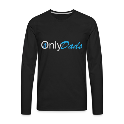OnlyDads Men's Premium Long Sleeve T-Shirt - black