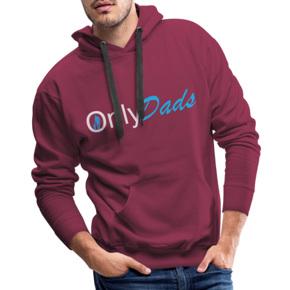 OnlyDads Men’s Premium Hoodie - burgundy
