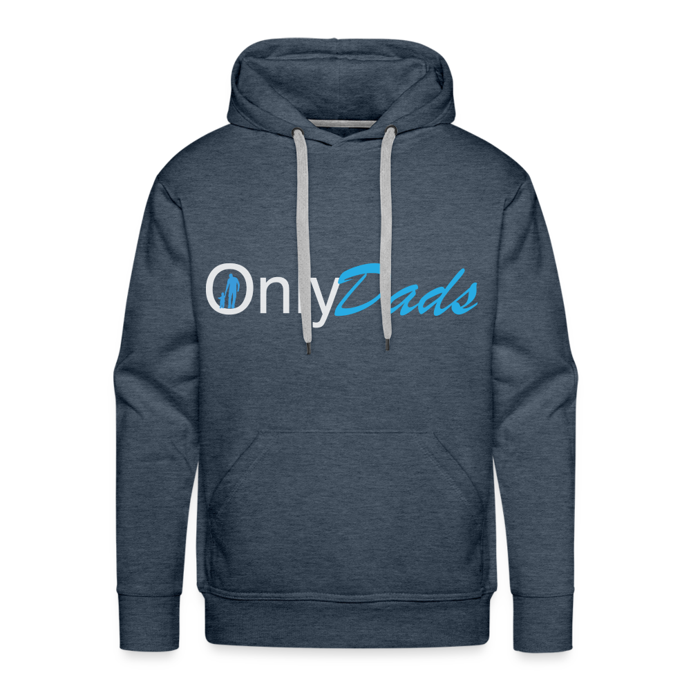 OnlyDads Men’s Premium Hoodie - heather denim