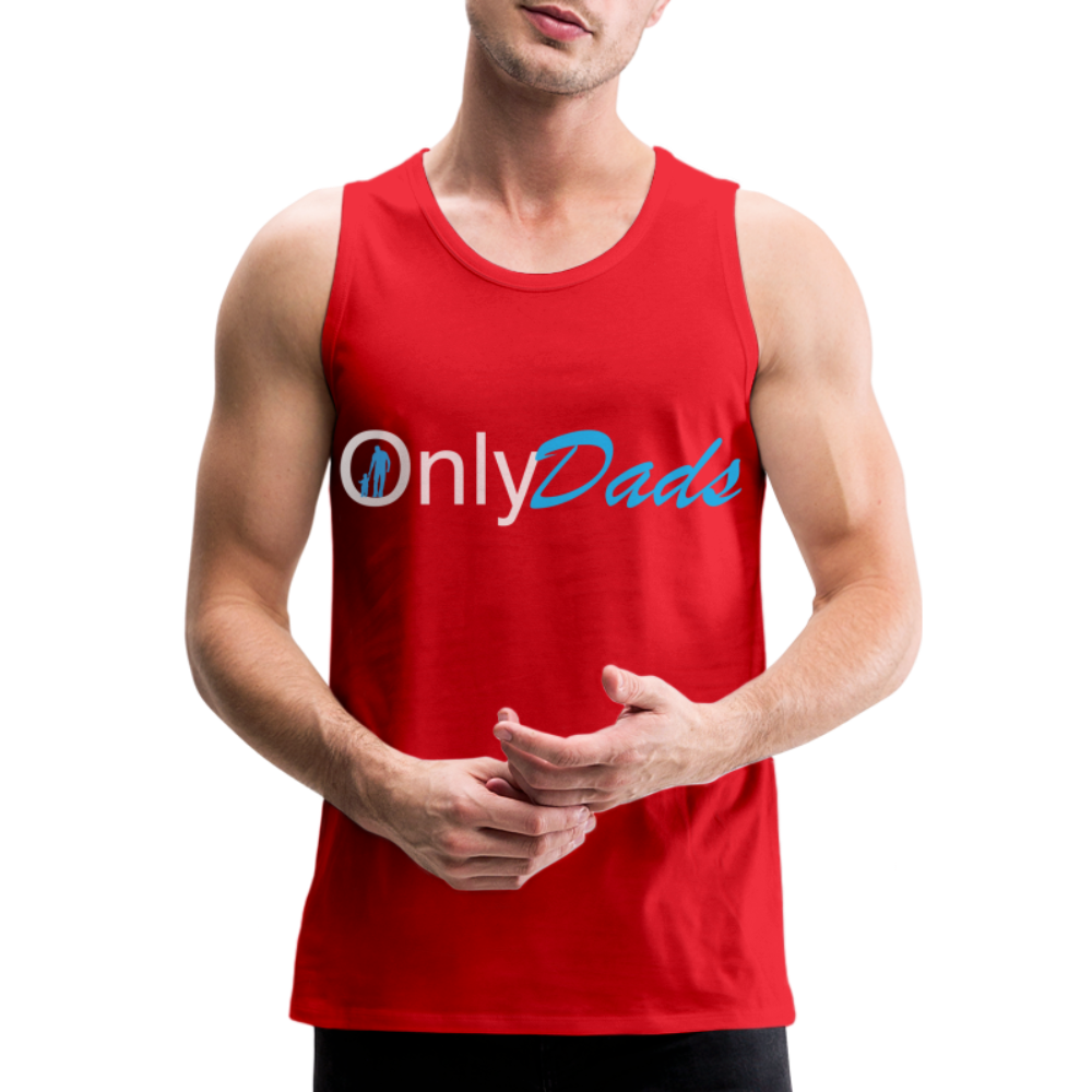 OnlyDads Men’s Premium Tank - red