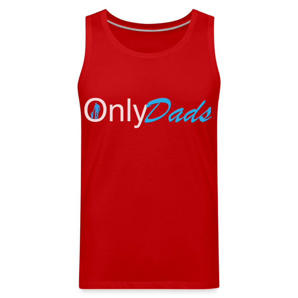 OnlyDads Men’s Premium Tank - red