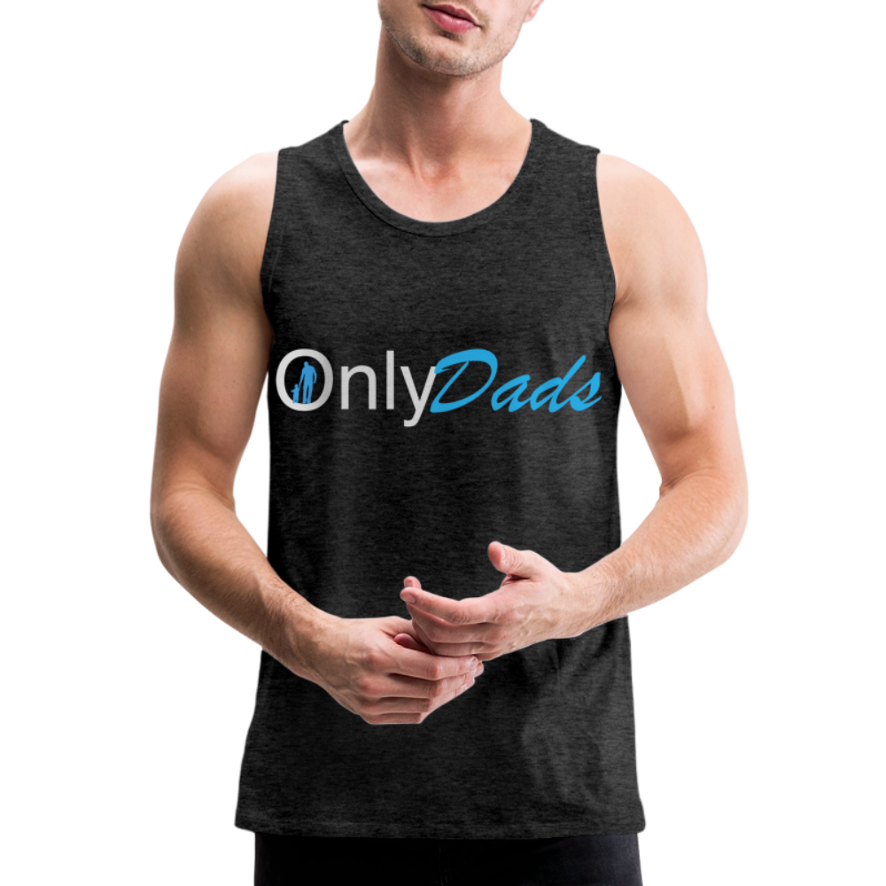 OnlyDads Men’s Premium Tank - charcoal grey