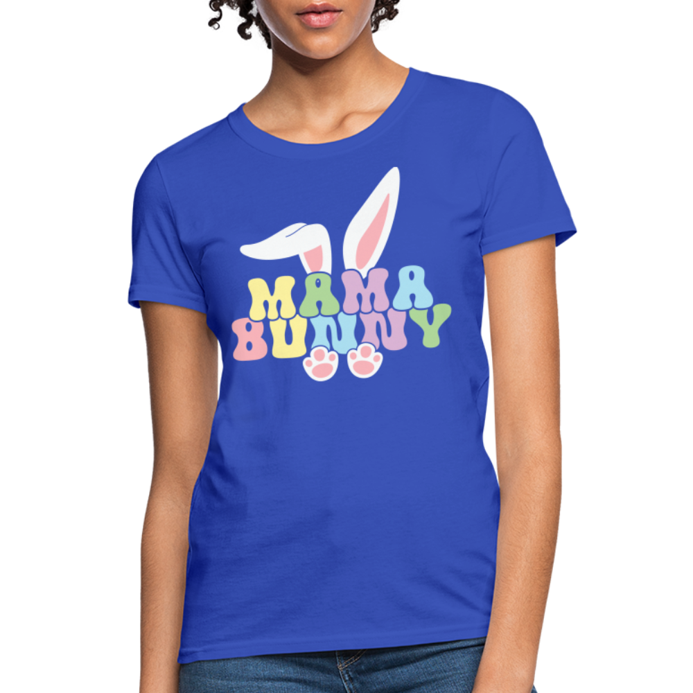 Mama Bunny Women's T-Shirt (Easter) - royal blue