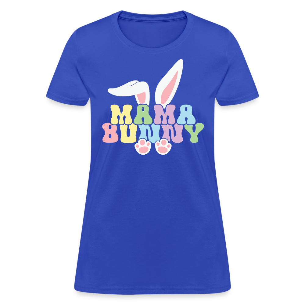 Mama Bunny Women's T-Shirt (Easter) - royal blue