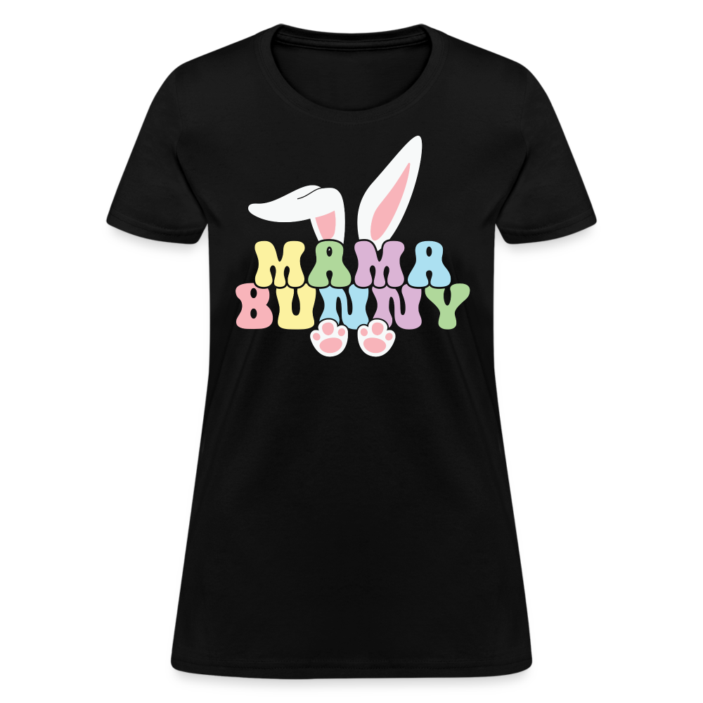 Mama Bunny Women's T-Shirt (Easter) - black