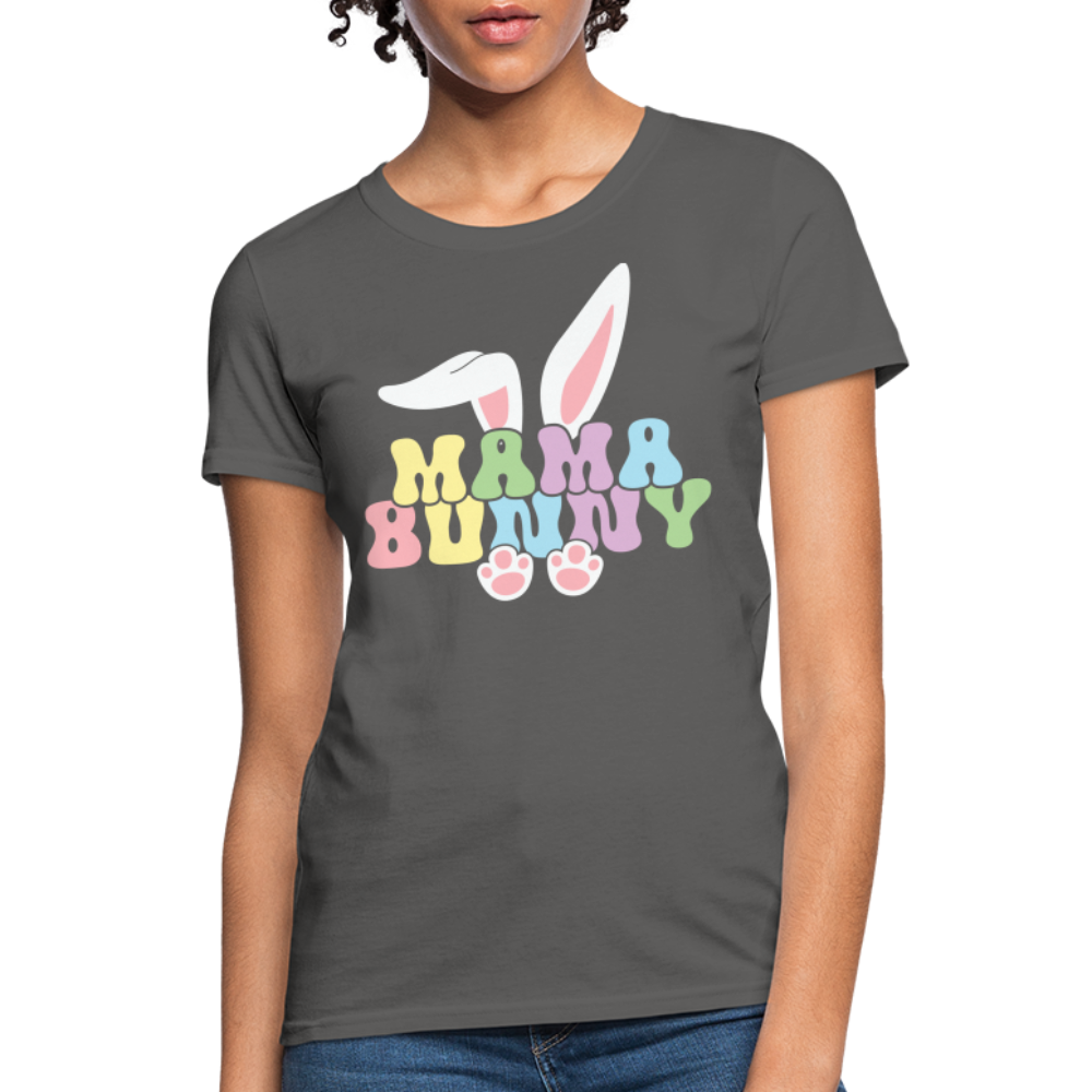 Mama Bunny Women's T-Shirt (Easter) - charcoal