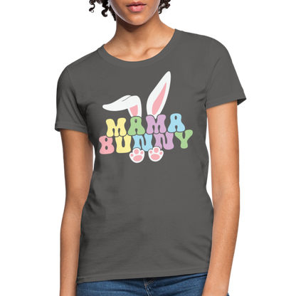 Mama Bunny Women's T-Shirt (Easter) - charcoal