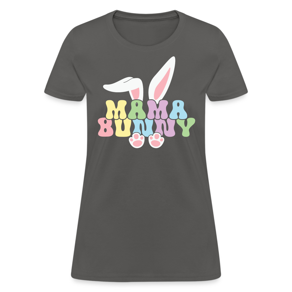 Mama Bunny Women's T-Shirt (Easter) - charcoal