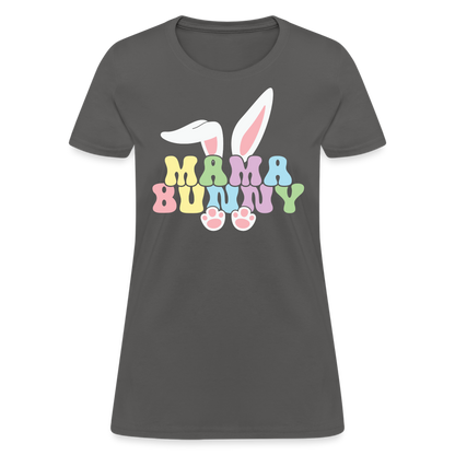 Mama Bunny Women's T-Shirt (Easter) - charcoal