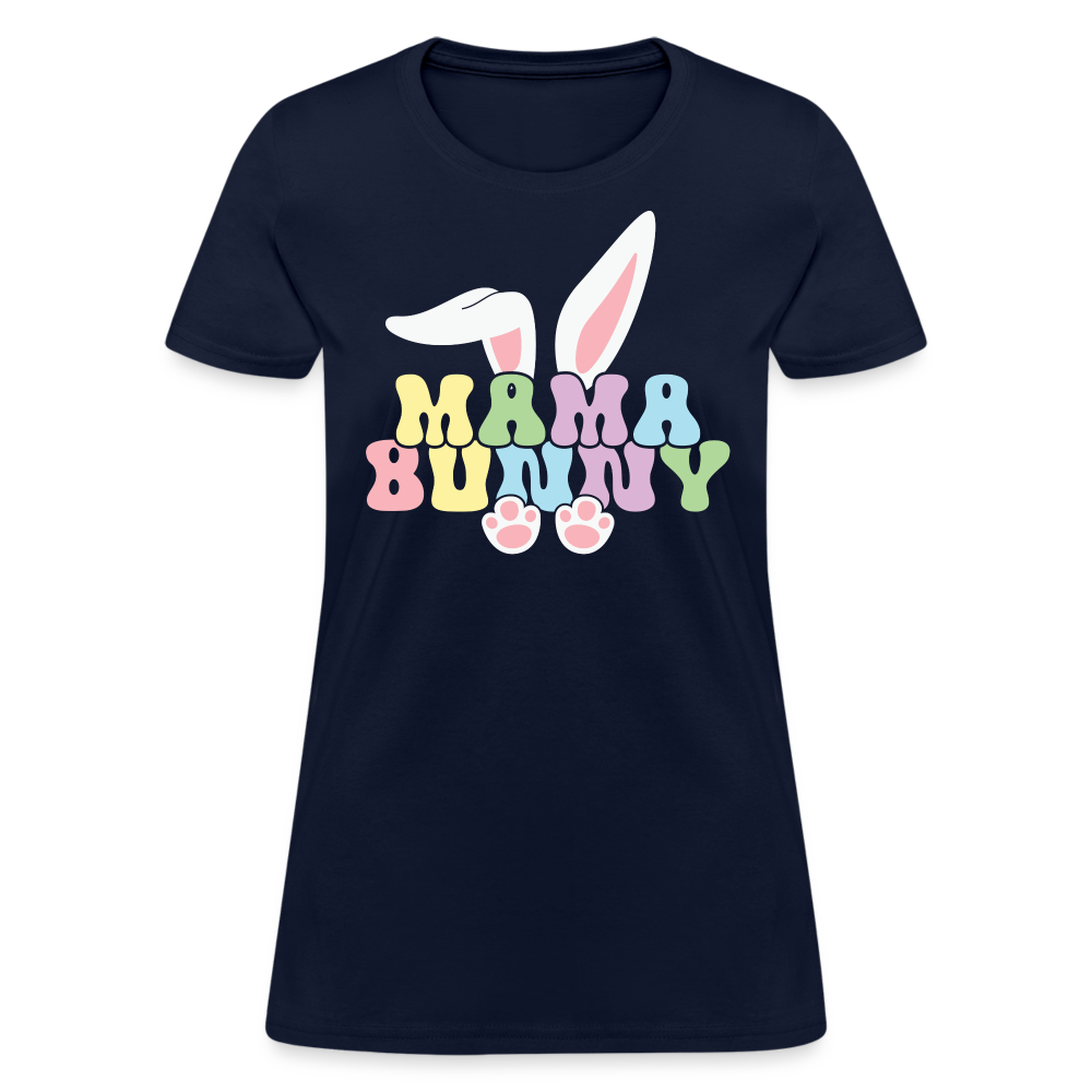 Mama Bunny Women's T-Shirt (Easter) - navy