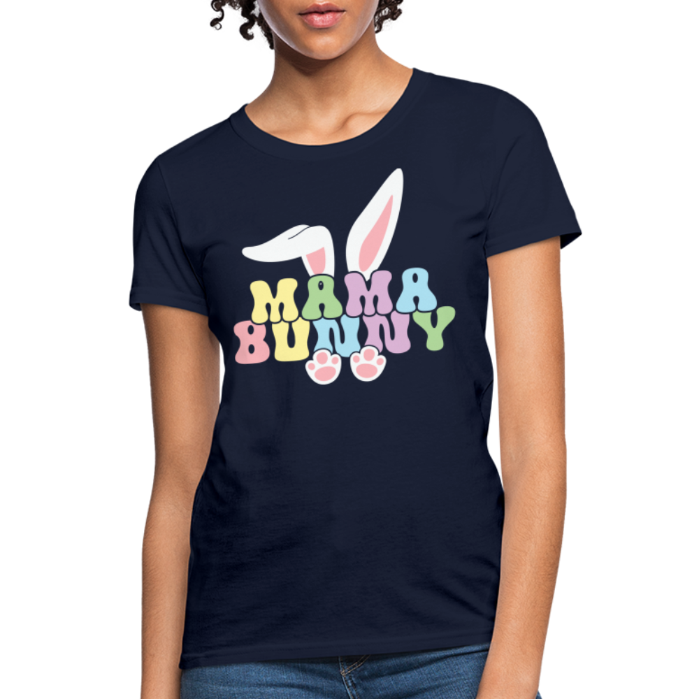 Mama Bunny Women's T-Shirt (Easter) - navy