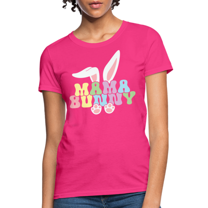 Mama Bunny Women's T-Shirt (Easter) - fuchsia