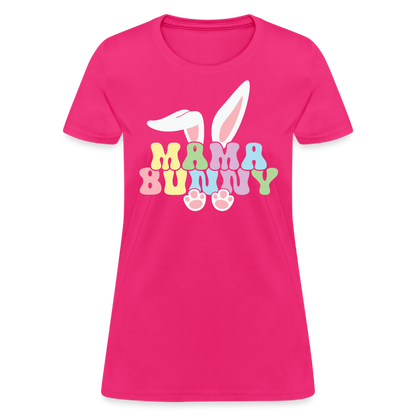 Mama Bunny Women's T-Shirt (Easter) - fuchsia