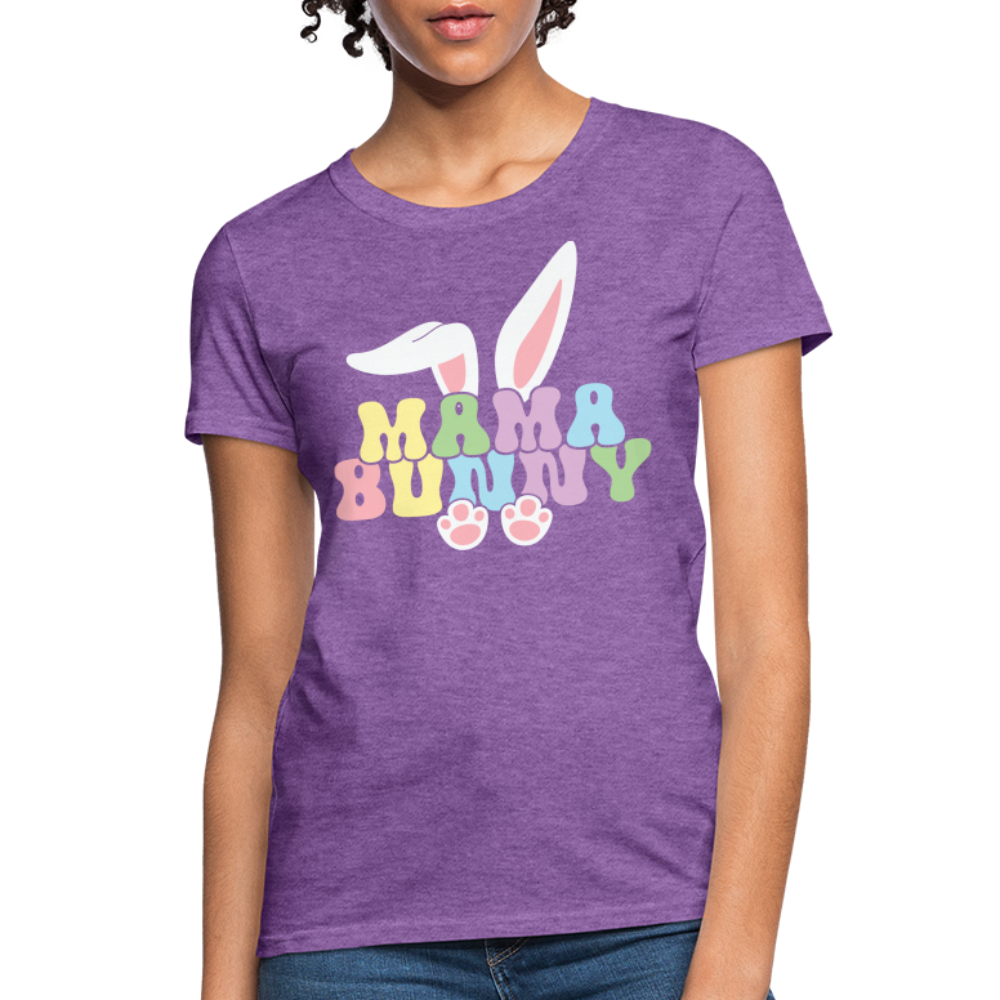 Mama Bunny Women's T-Shirt (Easter) - purple heather