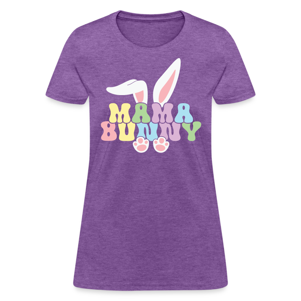 Mama Bunny Women's T-Shirt (Easter) - purple heather