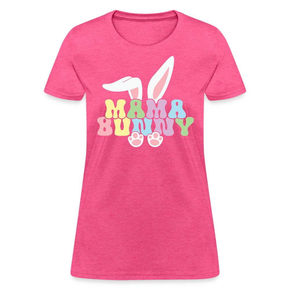 Mama Bunny Women's T-Shirt (Easter) - heather pink