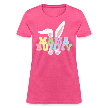 Mama Bunny Women's T-Shirt (Easter) - heather pink