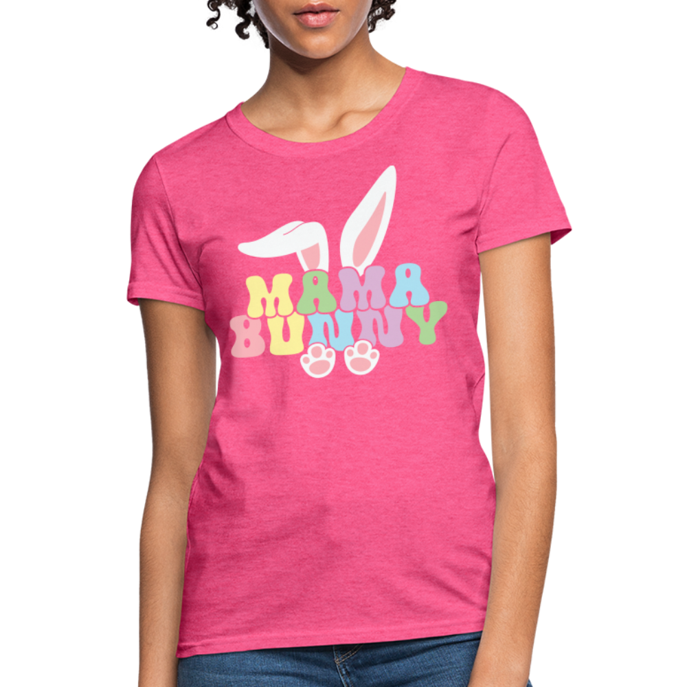 Mama Bunny Women's T-Shirt (Easter) - heather pink