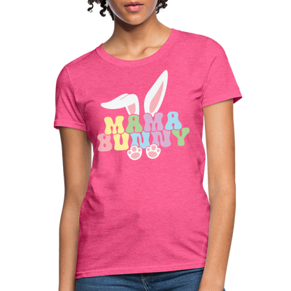 Mama Bunny Women's T-Shirt (Easter) - heather pink