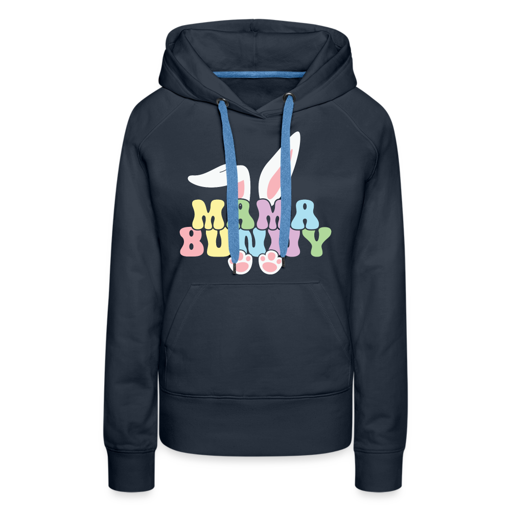 Mama Bunny Women’s Premium Hoodie (Easter) - navy