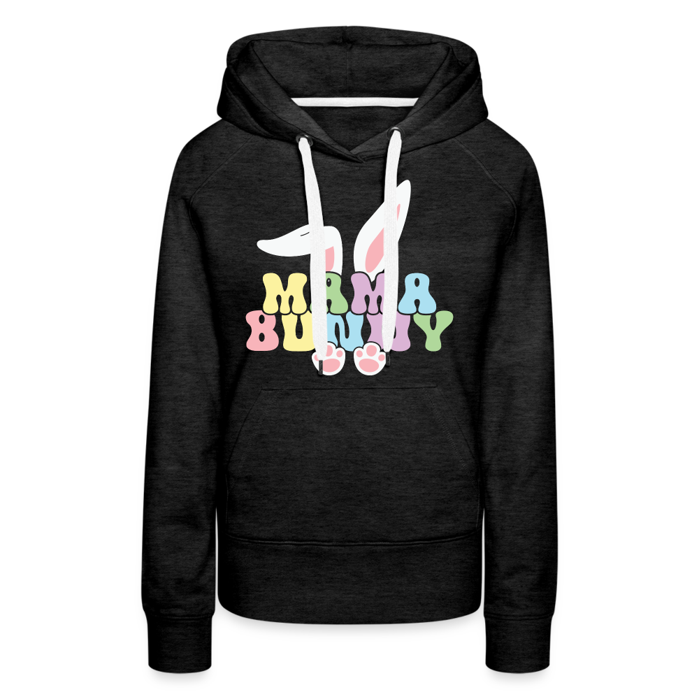 Mama Bunny Women’s Premium Hoodie (Easter) - charcoal grey