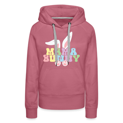 Mama Bunny Women’s Premium Hoodie (Easter) - mauve