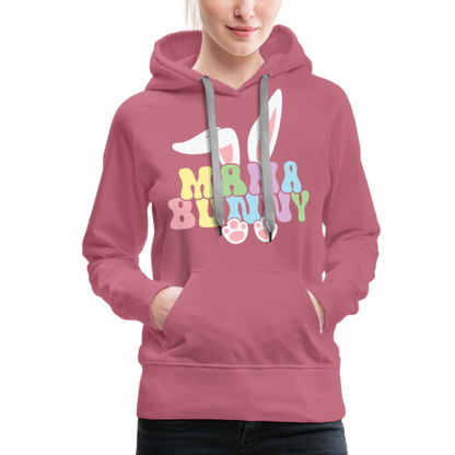 Mama Bunny Women’s Premium Hoodie (Easter) - mauve