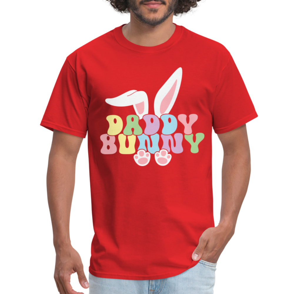 Daddy Bunny T-Shirt (Easter) - red