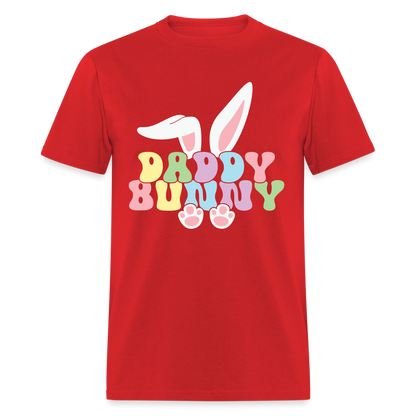 Daddy Bunny T-Shirt (Easter) - red