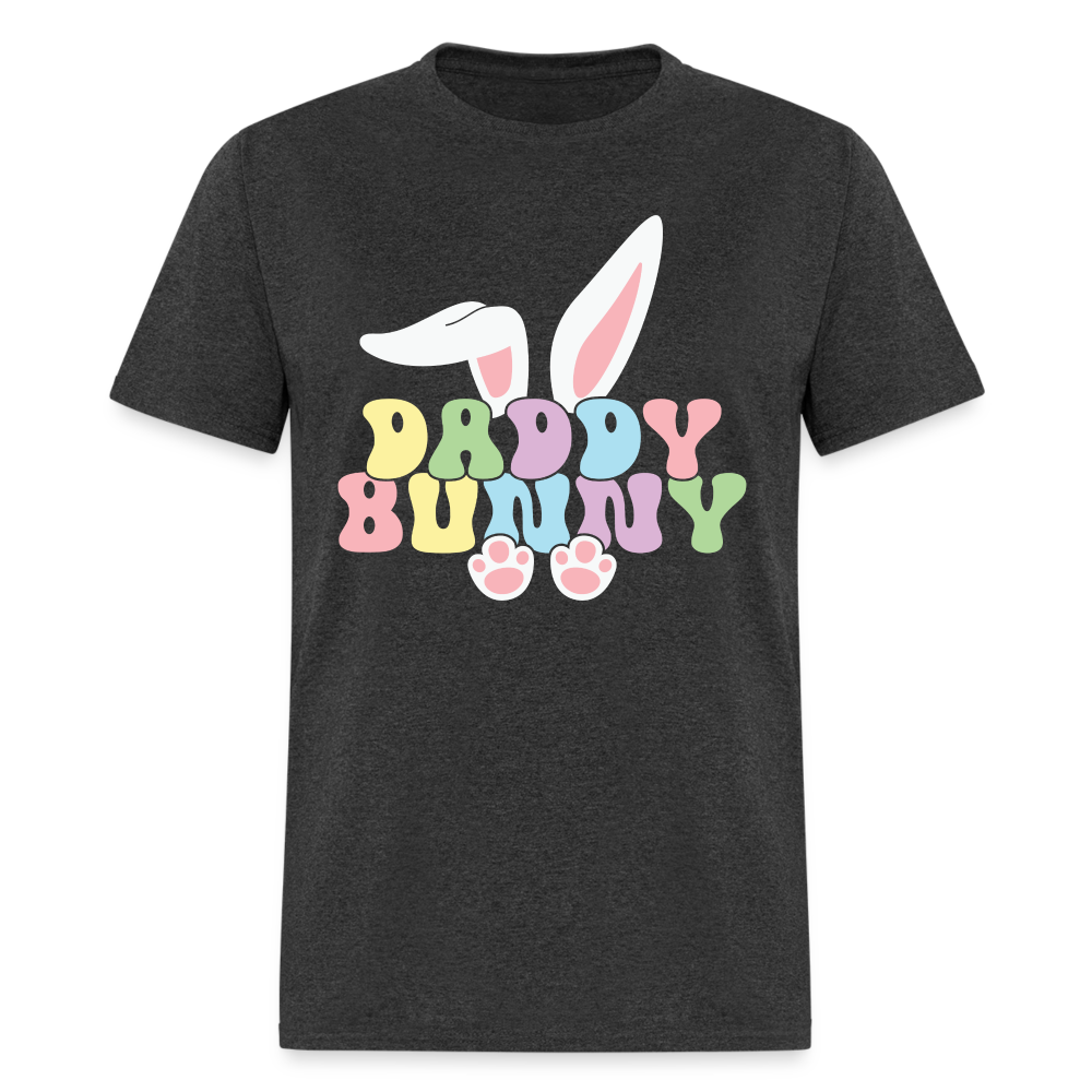 Daddy Bunny T-Shirt (Easter) - heather black