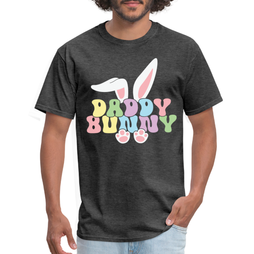Daddy Bunny T-Shirt (Easter) - heather black