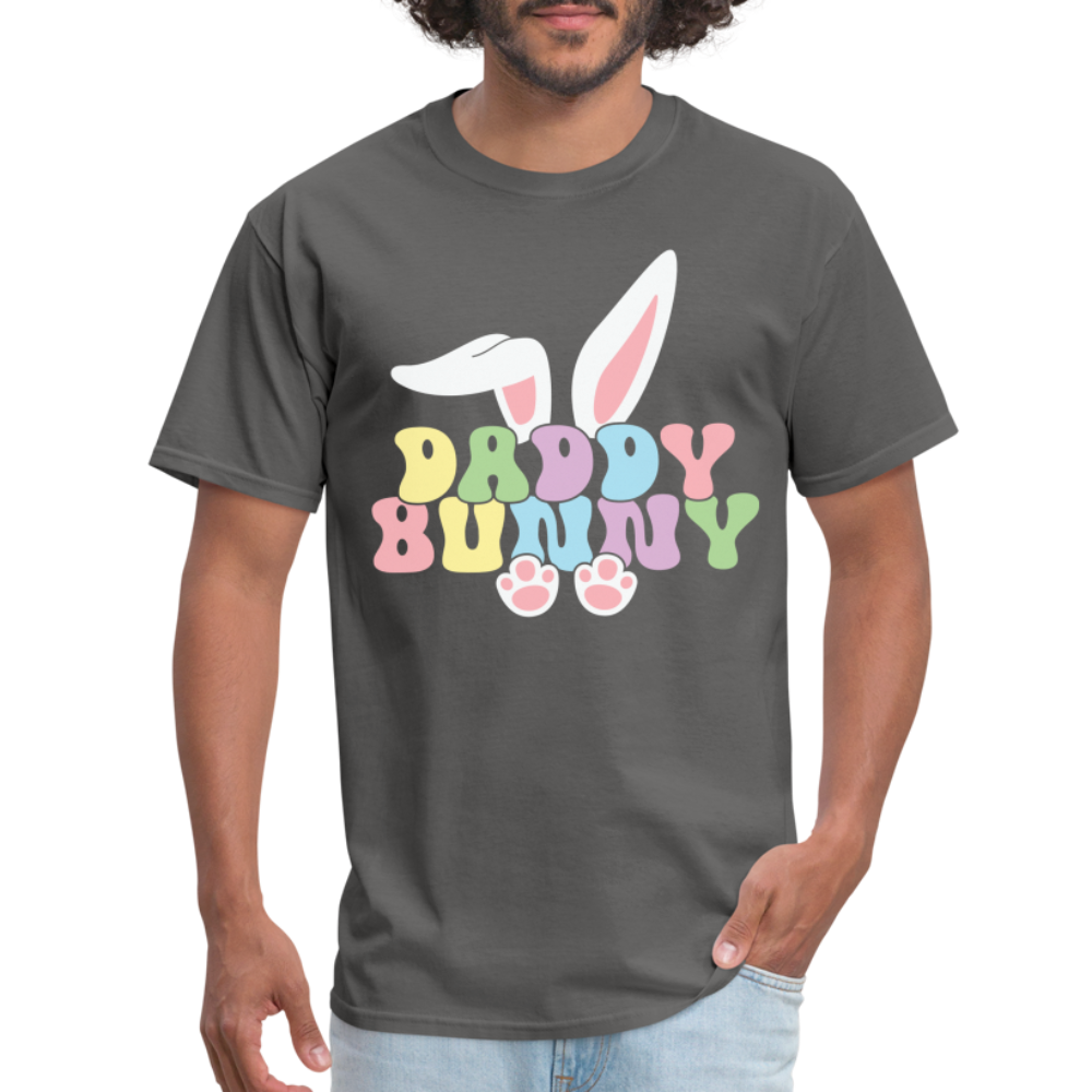 Daddy Bunny T-Shirt (Easter) - charcoal