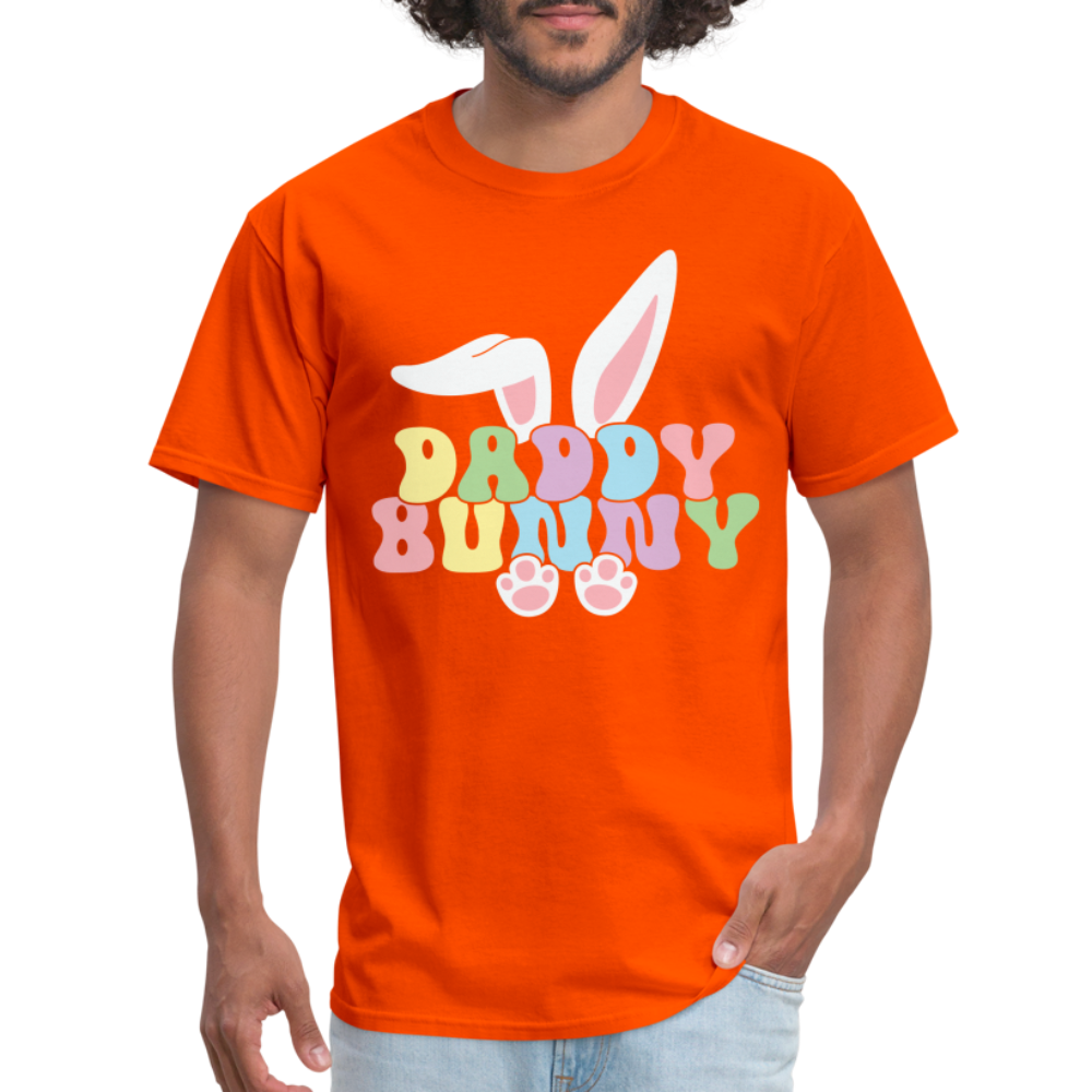 Daddy Bunny T-Shirt (Easter) - orange