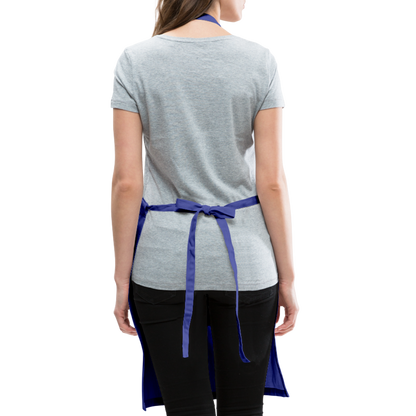 Circle of Trust Adjustable Apron (You are Outside) - royal blue