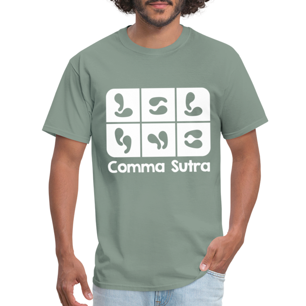 Comma Sutra T-Shirt - sage