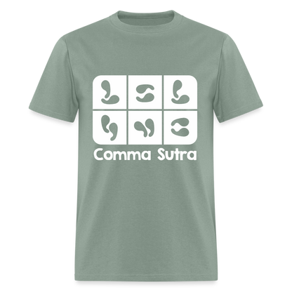 Comma Sutra T-Shirt - sage