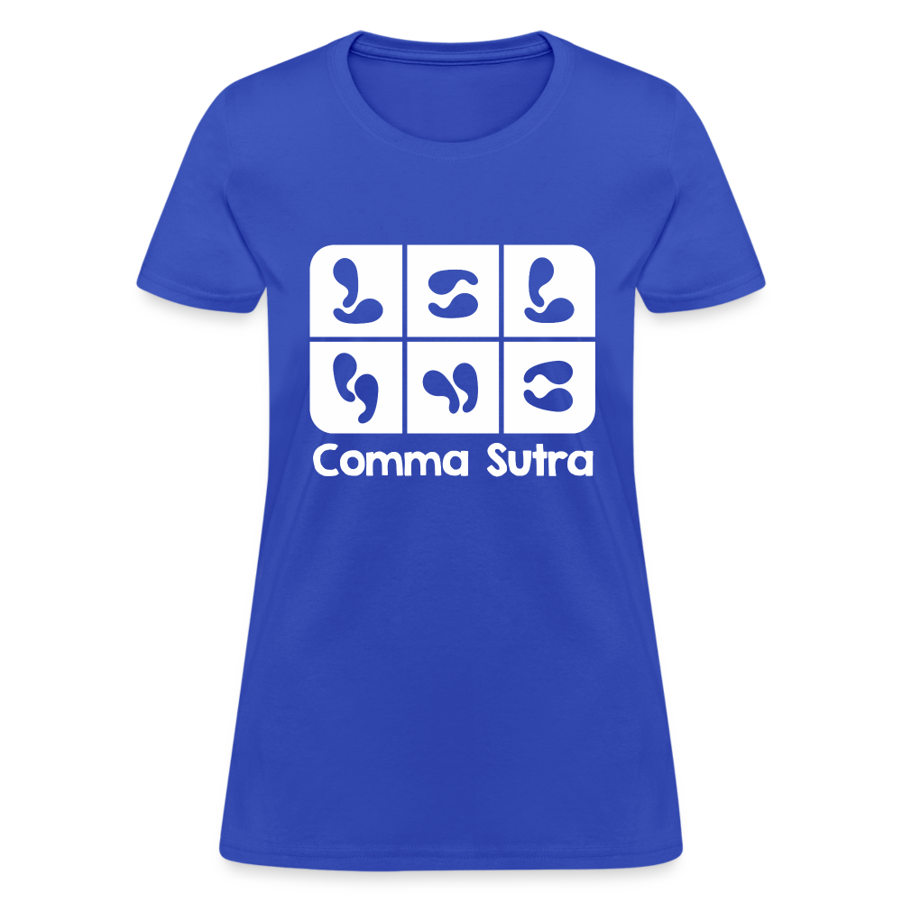 Comma Sutra Women's T-Shirt - royal blue