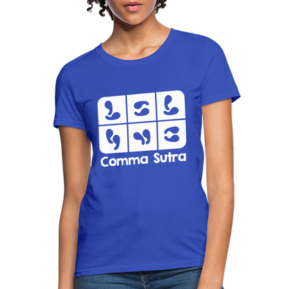 Comma Sutra Women's T-Shirt - royal blue