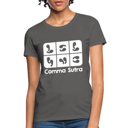 Comma Sutra Women's T-Shirt - charcoal