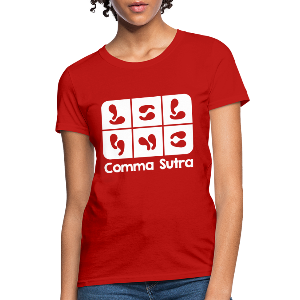 Comma Sutra Women's T-Shirt - red