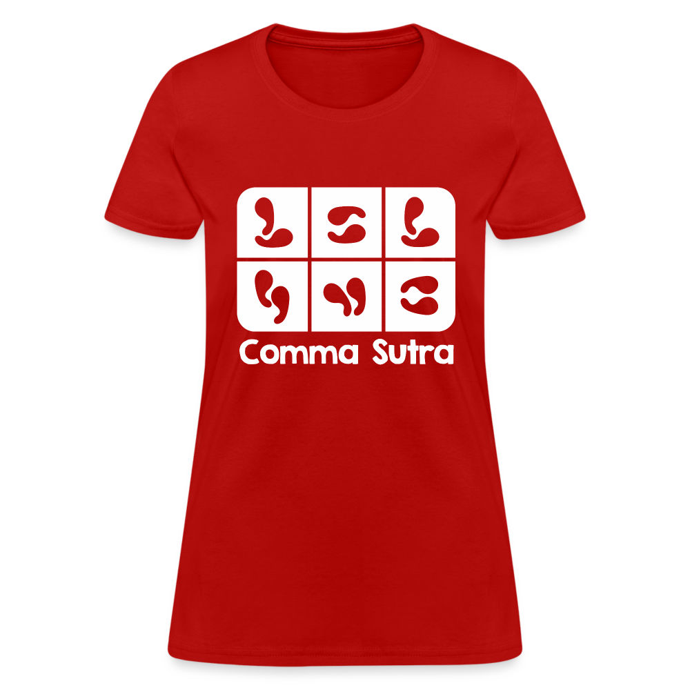 Comma Sutra Women's T-Shirt - red