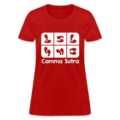 Comma Sutra Women's T-Shirt - red