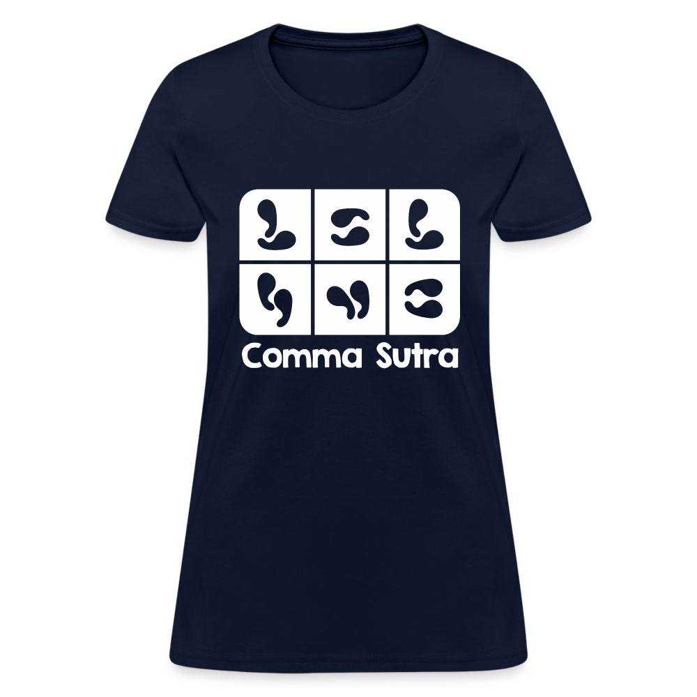 Comma Sutra Women's T-Shirt - navy