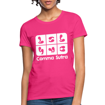 Comma Sutra Women's T-Shirt - fuchsia