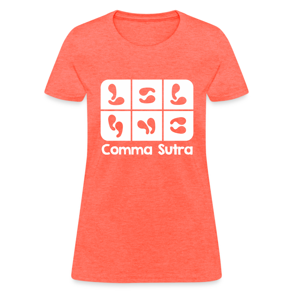 Comma Sutra Women's T-Shirt - heather coral