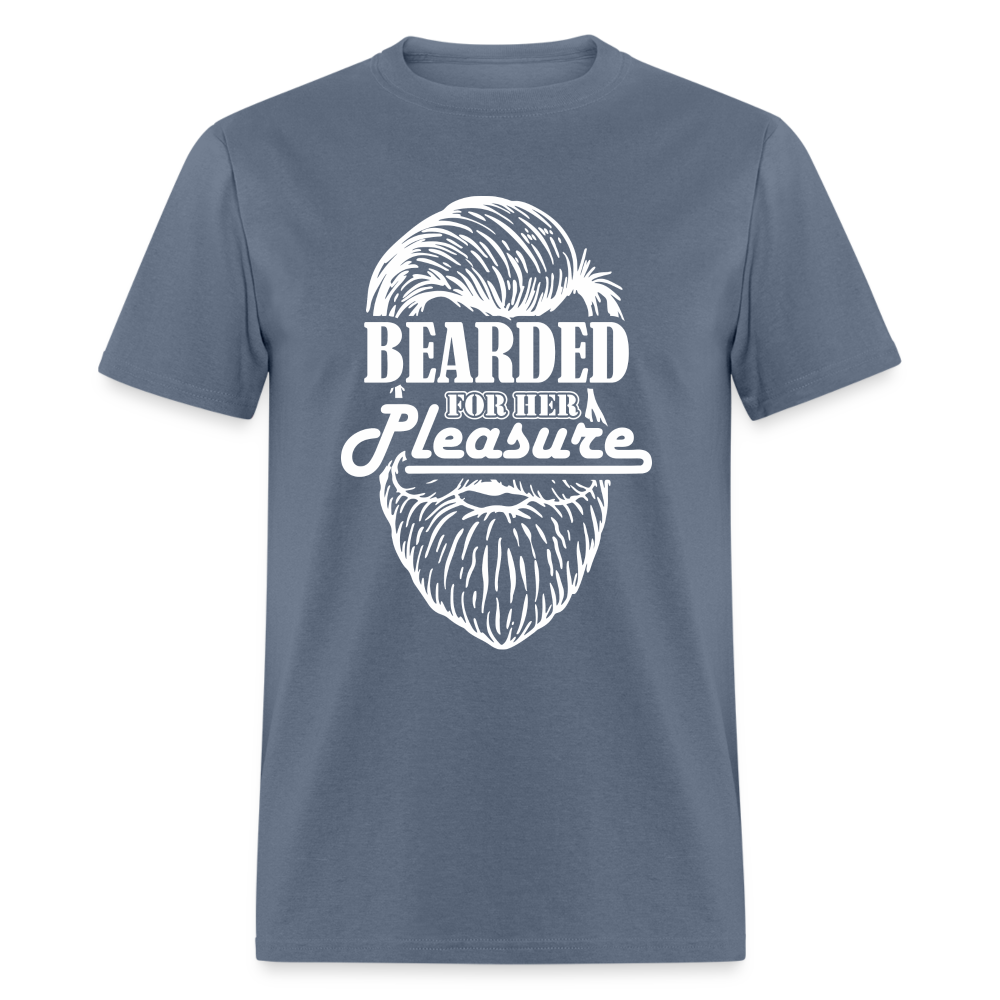 Bearded For Her Pleasure T-Shirt - denim