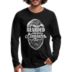 Bearded For Her Pleasure Men's Premium Long Sleeve T-Shirt