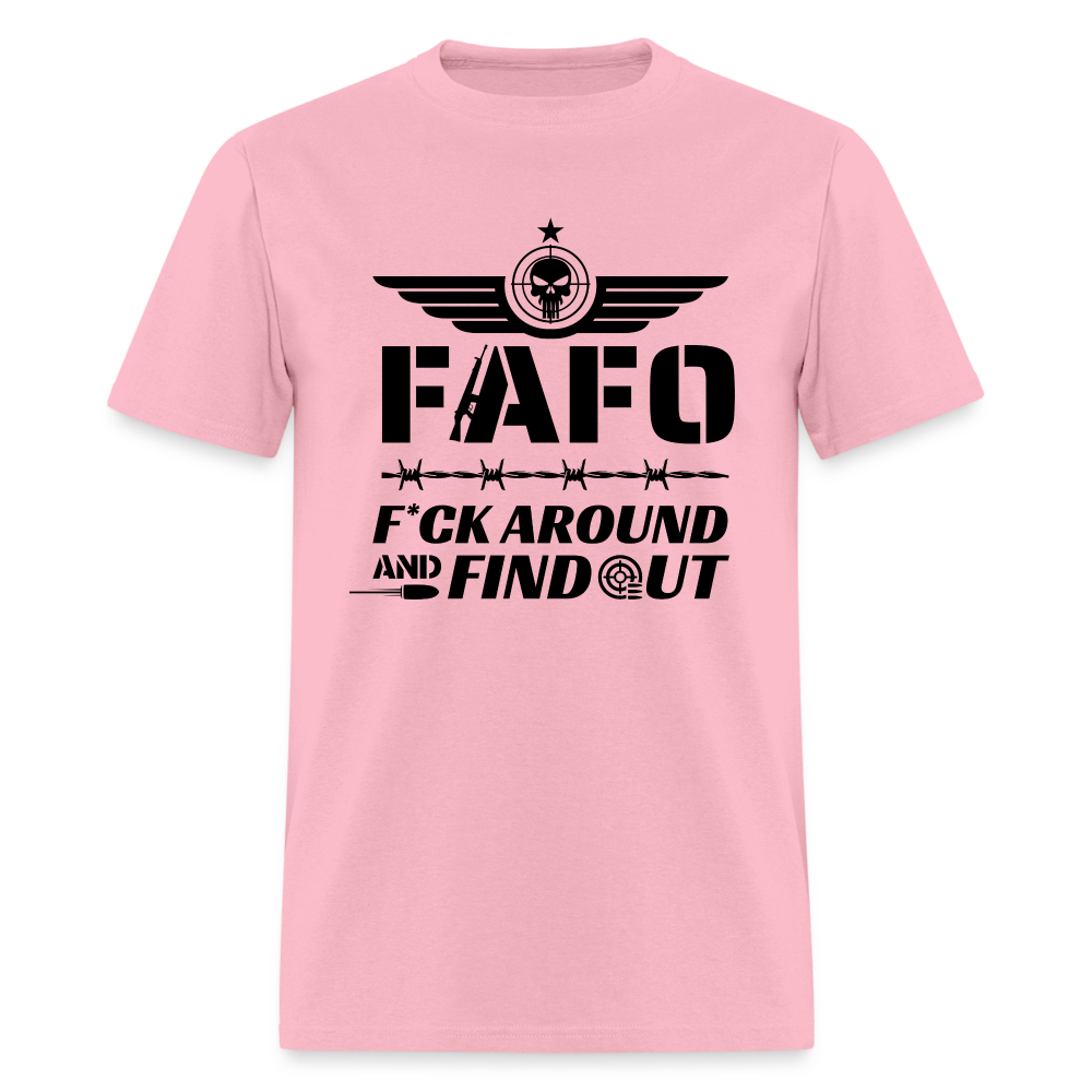 FAFO T-Shirt (F*ck Around And Find Out) - pink